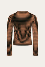 Load image into Gallery viewer, Noella | Luana Top | Dark Sand &amp; Black Stripe - LONDØNWORKS