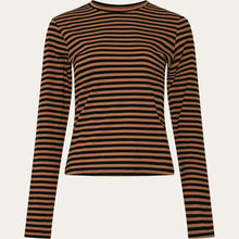 Load image into Gallery viewer, Noella | Luana Top | Dark Sand &amp; Black Stripe - LONDØNWORKS