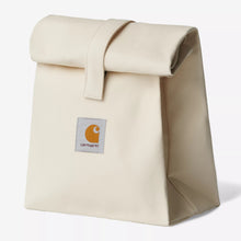 Load image into Gallery viewer, Beige lunch bag with Carhartt logo on a white background