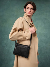 Load image into Gallery viewer, GASTON LUGA | Lightweight Crossbody Bag | Black - LONDØNWORKS