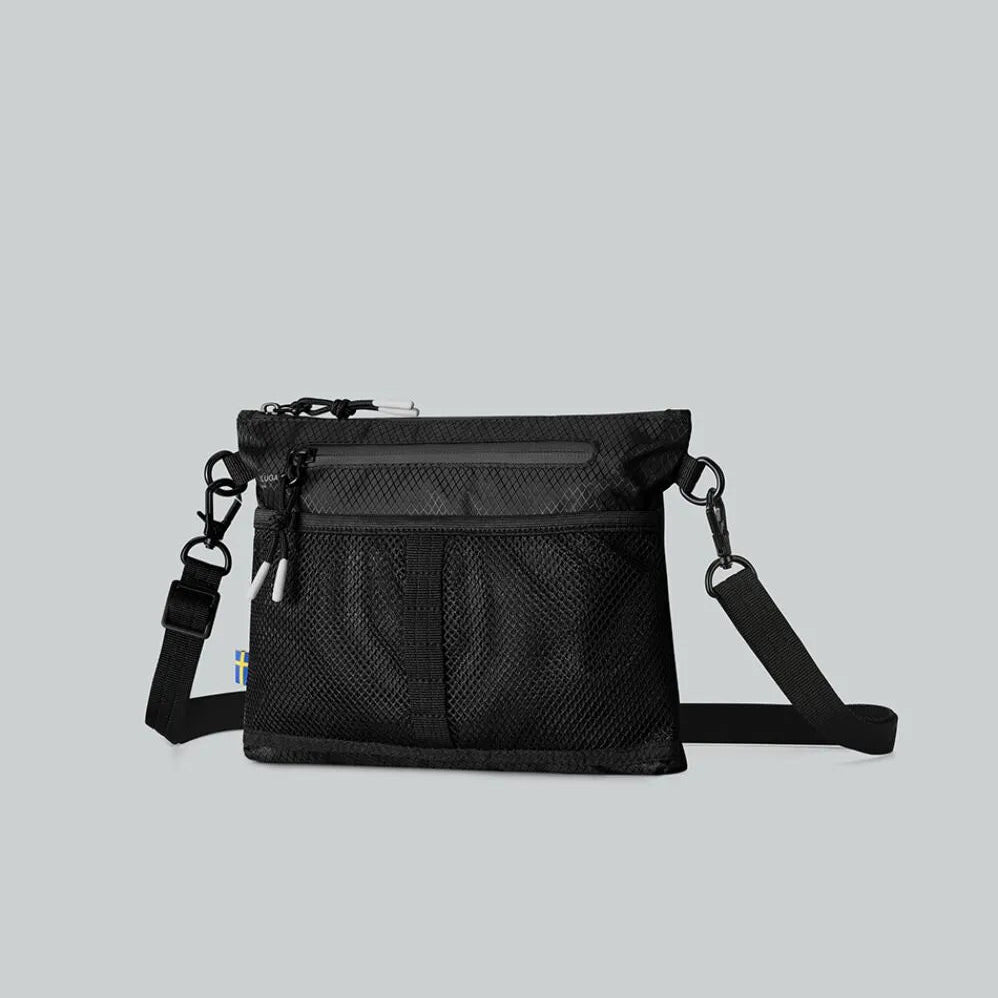 GASTON LUGA | Lightweight Crossbody Bag | Black - LONDØNWORKS