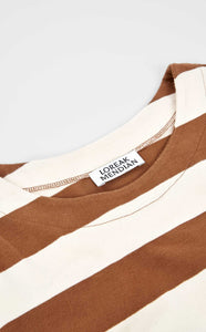 LOREAK MENDIAN | Matsala T-Shirt | Ecru/Garnet - LONDØNWORKS