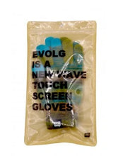 Load image into Gallery viewer, EVLOG | MIT Knittd Tactile Gloves | Vanilla Beige Blue - LONDØNWORKS