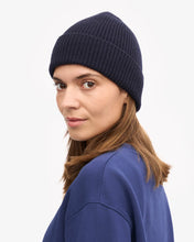 Load image into Gallery viewer, COLORFUL STANDARD | Merino Wool Beanie | Navy Blue