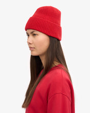 Load image into Gallery viewer, COLORFUL STANDARD | Merino Wool Beanie | Scarlet Red