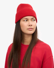 Load image into Gallery viewer, COLORFUL STANDARD | Merino Wool Beanie | Scarlet Red
