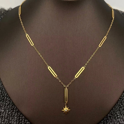 M. QUEENA | Star Charm Necklace| Gold Plated - LONDØNWORKS