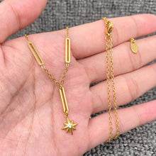 Load image into Gallery viewer, M. QUEENA | Star Charm Necklace| Gold Plated - LONDØNWORKS