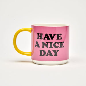 MAGPIE | Peanuts Have A Nice Day Mug | Pink - LONDØNWORKS