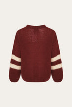 Load image into Gallery viewer, NOELLA | Ninety-Two Knit | Bordeaux &amp; Ivory - LONDØNWORKS
