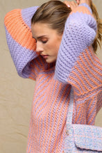 Load image into Gallery viewer, NOELLA | Liana Knit Jumper | Lilac &amp; Apricot - LONDØNWORKS