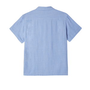 OBEY | Feather Woven Shirt | Hydrangea Blue - LONDØNWORKS