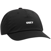 Load image into Gallery viewer, OBEY | Obey Miles 5 Panel Strap Back | Black - LONDØNWORKS