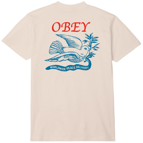 OBEY | Peace Delivery Dove T-shirt | Cream