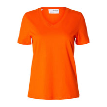 Load image into Gallery viewer, SELECTED FEMME | Classic Organic Cotton T-Shirt | Orangeade - LONDØNWORKS