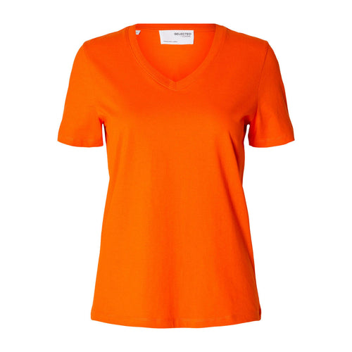 SELECTED FEMME | Classic Organic Cotton T-Shirt | Orangeade - LONDØNWORKS