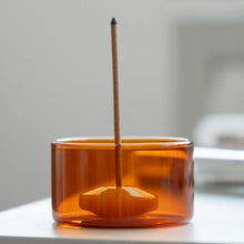 Load image into Gallery viewer, OLI OLSEN | Helio Ferretti Glass Incense Holder | Amber