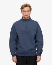 Load image into Gallery viewer, COLORFUL STANDARD | Classic Organic Quarter Zip | Petrol Blue - LONDØNWORKS