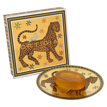 Load image into Gallery viewer, ORTIGIA SICILIA | Glass PLate &amp; Soap | Ambra Nera