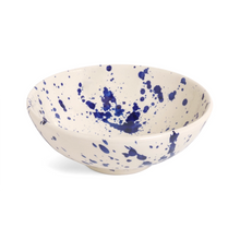Load image into Gallery viewer, ABS POTTERY | Pasta Bowl | Blue Splatter