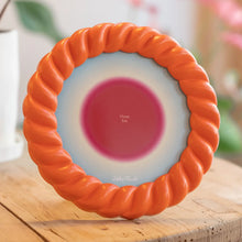 Load image into Gallery viewer, OLI OLSEN | Helio Ferretti Oval Braid Photo Frame | Orange