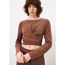 Load image into Gallery viewer, FRNCH | Abigail Top | Bordeaux Red