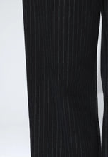 Load image into Gallery viewer, DR DENIM | Rhue High Wide Pleat Jeans | Washed Black Pinstripe