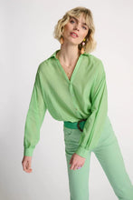 Load image into Gallery viewer, POM AMSTERDAM | Violet Blouse | Grass Green - LONDØNWORKS