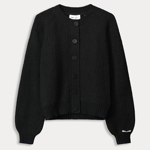 POM AMSTERDAM | Nero Cardigan | Black - LONDØNWORKS