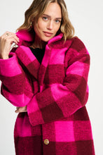 Load image into Gallery viewer, POM AMSTERDAM | Check Coat | Plum Pink - LONDØNWORKS