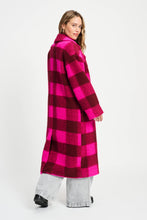 Load image into Gallery viewer, POM AMSTERDAM | Check Coat | Plum Pink - LONDØNWORKS