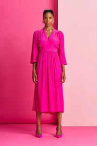 POM AMSTERDAM | Imperial Fuchsia Dress | Pink - LONDØNWORKS