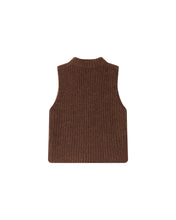 Load image into Gallery viewer, GRACE &amp; MILA | Sablon Pullover Vest | Acajou - LONDØNWORKS