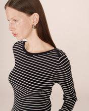 Load image into Gallery viewer, GRACE &amp; MILA | Samedi Striped Top | Marine - LONDØNWORKS