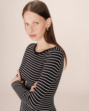 Load image into Gallery viewer, GRACE &amp; MILA | Samedi Striped Top | Marine - LONDØNWORKS