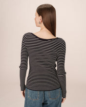 Load image into Gallery viewer, GRACE &amp; MILA | Samedi Striped Top | Marine - LONDØNWORKS
