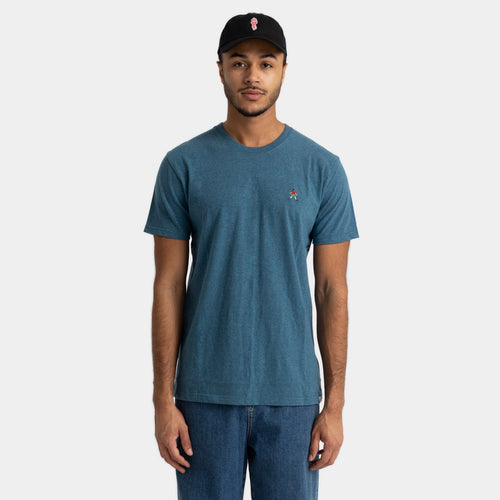 REVOLUTION | 1302 Cel T-Shirt | Dusty Blue - LONDØNWORKS