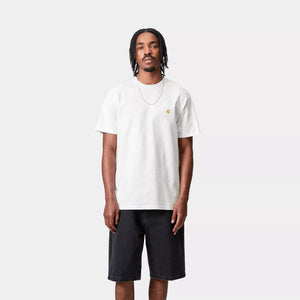 CARHARTT WIP | S/S Chase T-Shirt | White - LONDØNWORKS