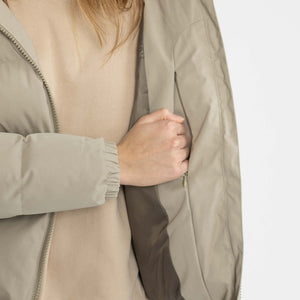 SELFHOOD | 77148 Hooded Puffer Jacket | Light Grey - LONDØNWORKS