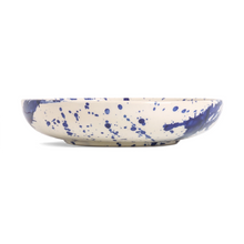 Load image into Gallery viewer, ABS POTTERY | Shallow Bowl | Blue Splatter