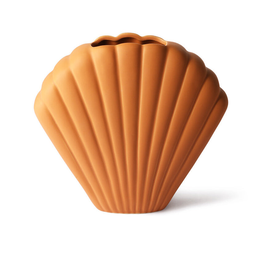 HK LIVING | Large Terracotta Shell Vase - LONDØNWORKS
