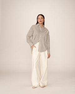 GRACE & MILA | Parsons Oversize Shirt | Ecru