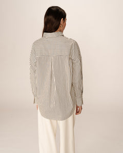 GRACE & MILA | Parsons Oversize Shirt | Ecru