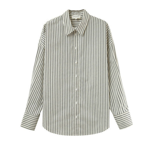 GRACE & MILA | Parsons Oversize Shirt | Ecru