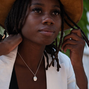 SCREAM PRETTY | Cowboy Hat Necklace | Silver