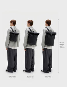 GASTON LUGA | Rullen Backpack 13" | Black - LONDØNWORKS