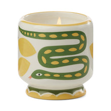 Load image into Gallery viewer, PADDYWAX | Adopo Snake Ceramic Candle | Wild Lemongrass - LONDØNWORKS