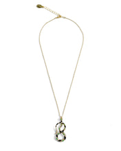 Load image into Gallery viewer, BILL SKINNER | Bejewelled Snake Pendant Necklace | Gold - LONDØNWORKS