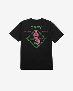 OBEY | Spiritually Rich | T-Shirt | Black - LONDØNWORKS