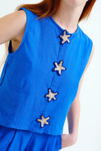 Load image into Gallery viewer, COMPANIA FANTASTICA | Star Top | Azure Blue